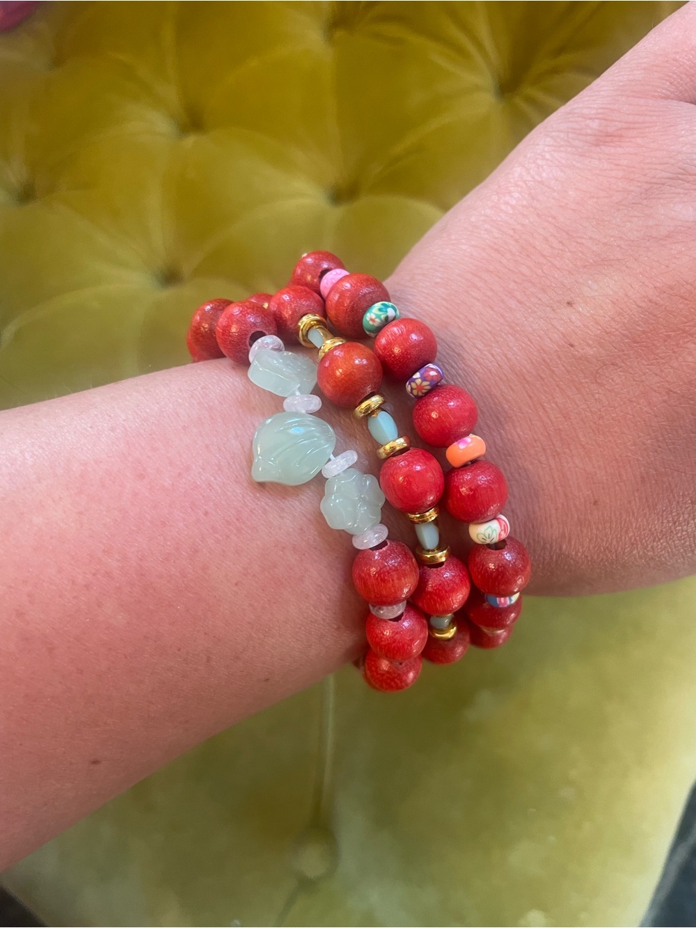 Beaded Bracelet Stack